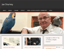 Tablet Screenshot of joesharkey.com